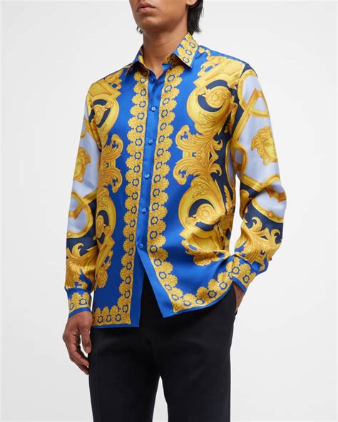 cheap versace shirts for men|versace fitted shirts for men.